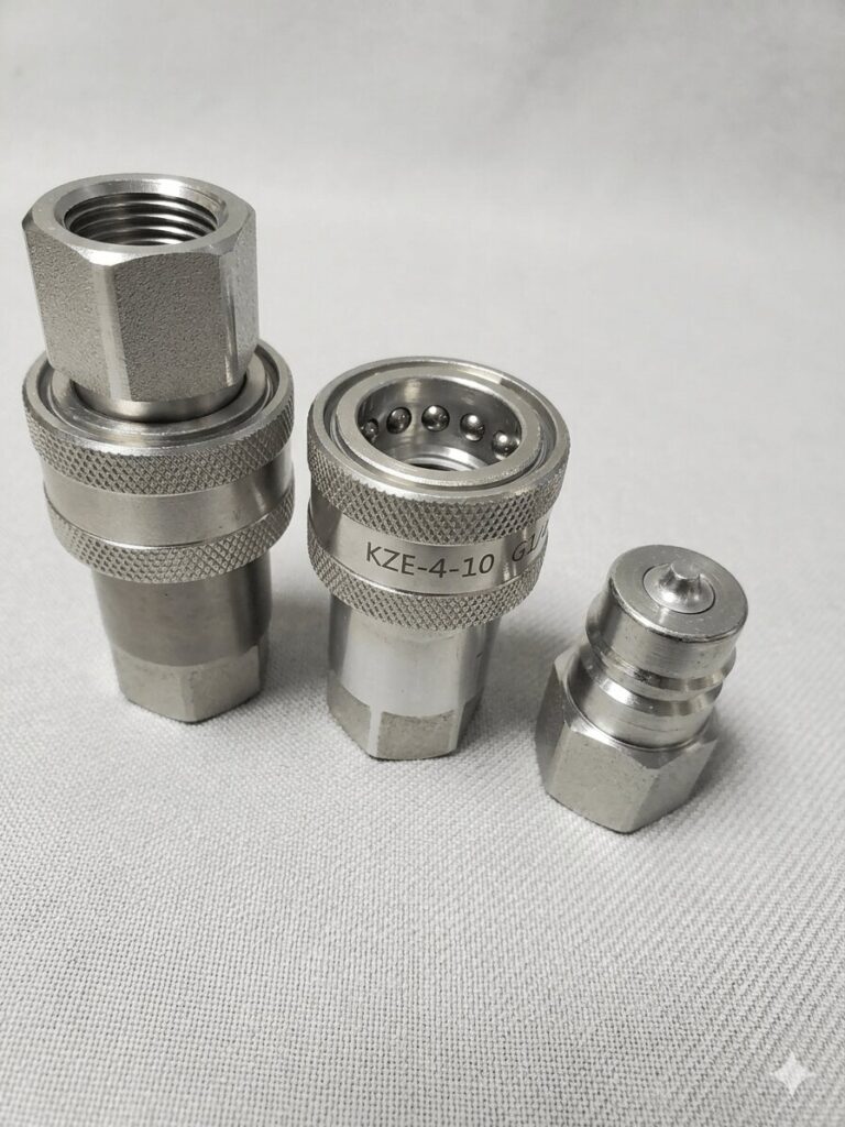 Khớp nối nhanh thủy lực áp suất cao loại khóa tay áo có ren KZE 1/2